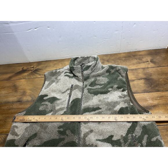 Cabela's Berber Fleece Windshear Outfitter Camo Vest Size Large - Picture 8 of 14